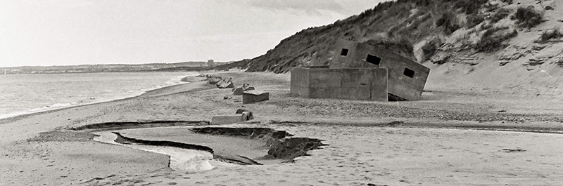 The Second World War Bunker on Balmedie Beach in Scotland